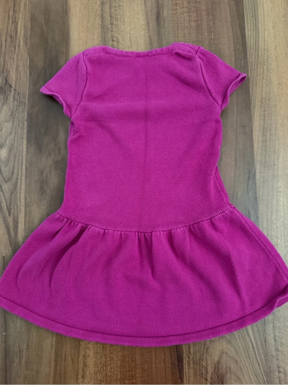 Gymboree Girls' Fuchsia Fox Face Knit Dress, 7